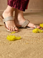 Load image into Gallery viewer, Designer Kolhapuri Lightweight Flats
