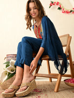 Load image into Gallery viewer, Heleey Golden Glam Embellished Wedge Slippers