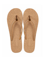 Load image into Gallery viewer, Heleey Golden Glow Comfort Flip Flops