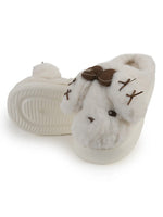 Load image into Gallery viewer, Heleey Ivory Bunny Cloud Slides
