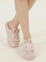Load image into Gallery viewer, Heleey Pink Petal Bunny Slippers