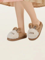Load image into Gallery viewer, Heleey Hello Bunny Fluffy Brown Slippers