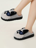 Load image into Gallery viewer, Heleey Midnight Cool Pup Plush Slippers
