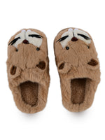 Load image into Gallery viewer, Heleey Snuggly Chipmunk Plush Slippers