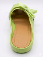 Load image into Gallery viewer, Lime Blossom Bow Clogs