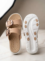 Load image into Gallery viewer, Heleey Sand Luxe Comfort Slides