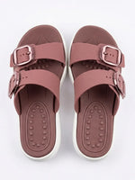 Load image into Gallery viewer, Heleey Rosewood Comfort Buckle Slides