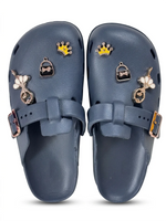 Load image into Gallery viewer, Heleey Crown Charm Comfort Clogs