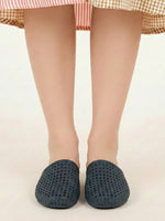 Load image into Gallery viewer, Heleey Midnight Weave Mules