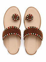 Load image into Gallery viewer, Royal Bead Toe-Ring Slides