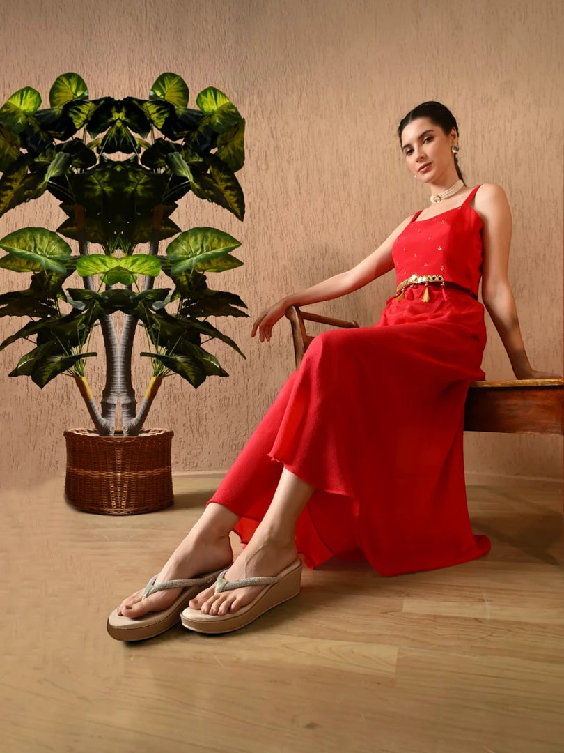 Womens Elegant Wedge Sandals