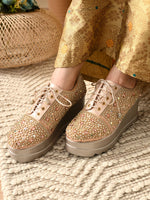 Load image into Gallery viewer, Heleey Elegant Hand-Embroidered Bridal Sneakers