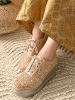 Load image into Gallery viewer, Heleey Elegant Hand-Embroidered Bridal Sneakers
