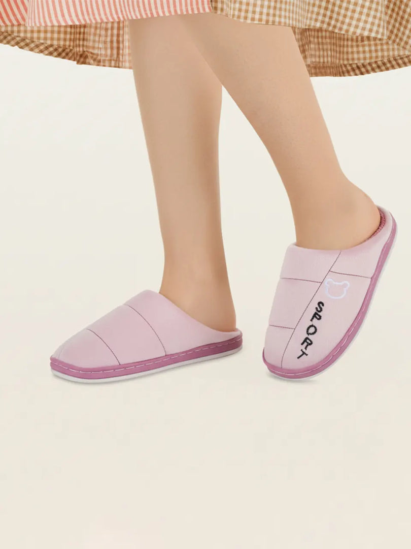 Heleey Soft Lilac Sporty Indoor Slippers