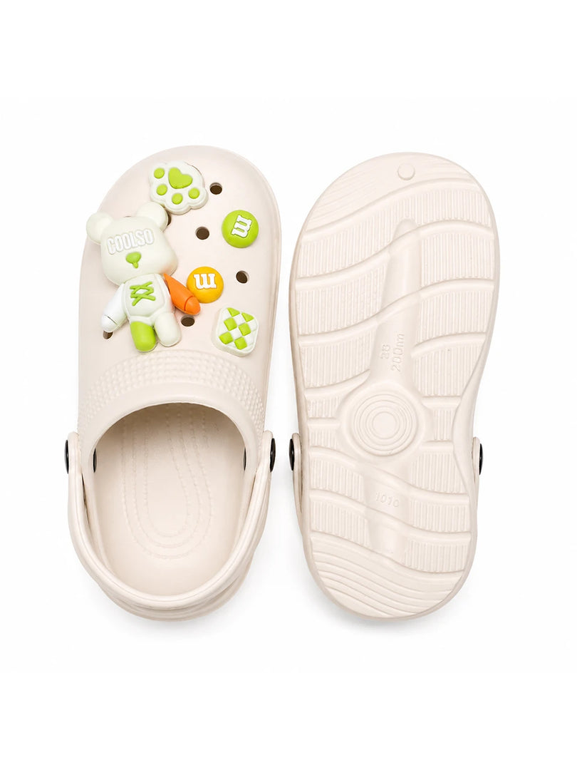 Heleey Bunny Bloom Kids Comfort Clogs