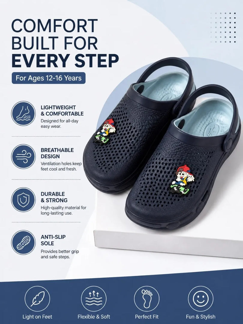 Heleey Tiny Skater Kids Clogs