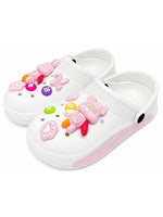Load image into Gallery viewer, Heleey Blossom Bunny Kids Clogs