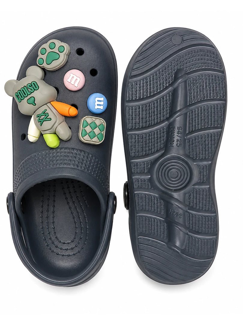 Heleey Bear Trek Kids Clogs