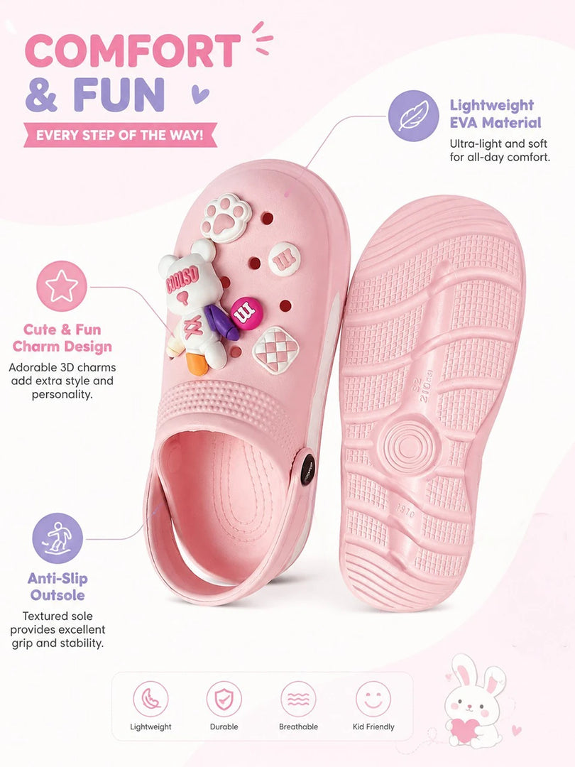 Heleey Bunny Bliss Kids Clogs