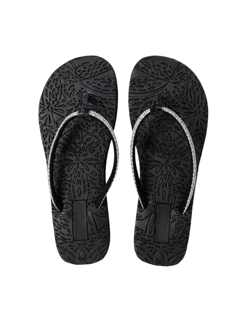 Heleey Midnight Spark Flip Flops