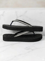 Load image into Gallery viewer, Heleey Midnight Spark Flip Flops