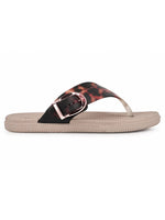 Load image into Gallery viewer, Heleey Cocoa Luxe Buckle Flip Flops