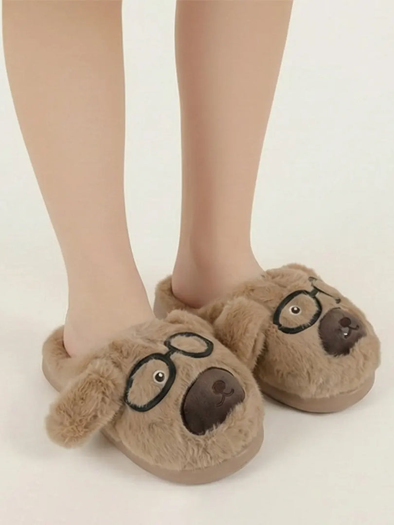 Heleey Golden Pup Cozy Slides