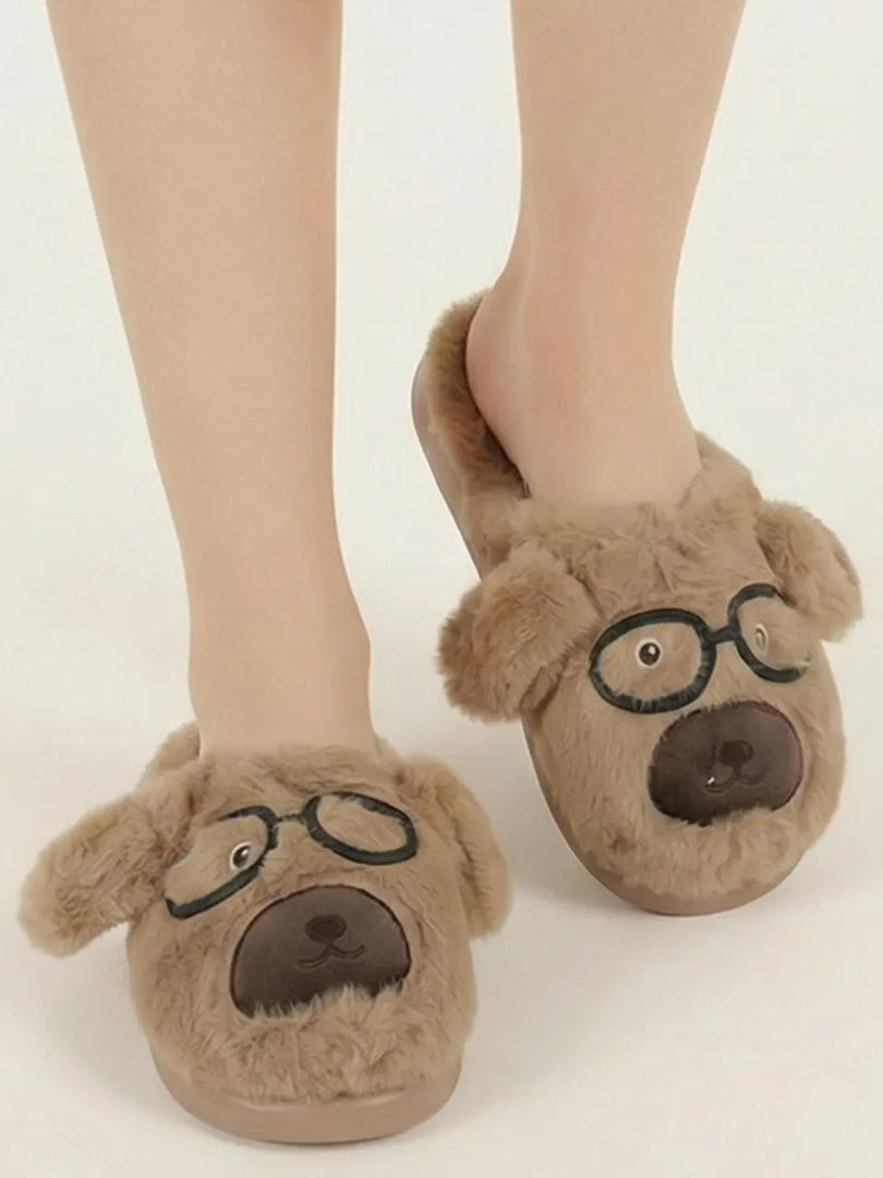 Heleey Golden Pup Cozy Slides