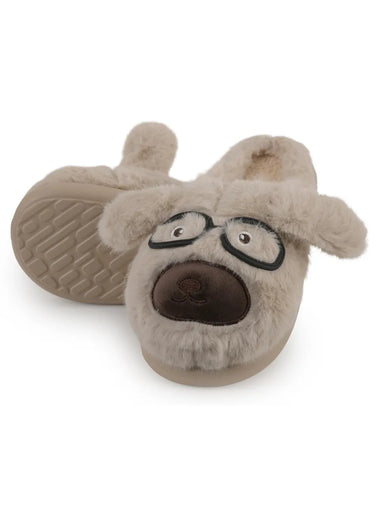 Heleey Creamy Pup Comfort Slides