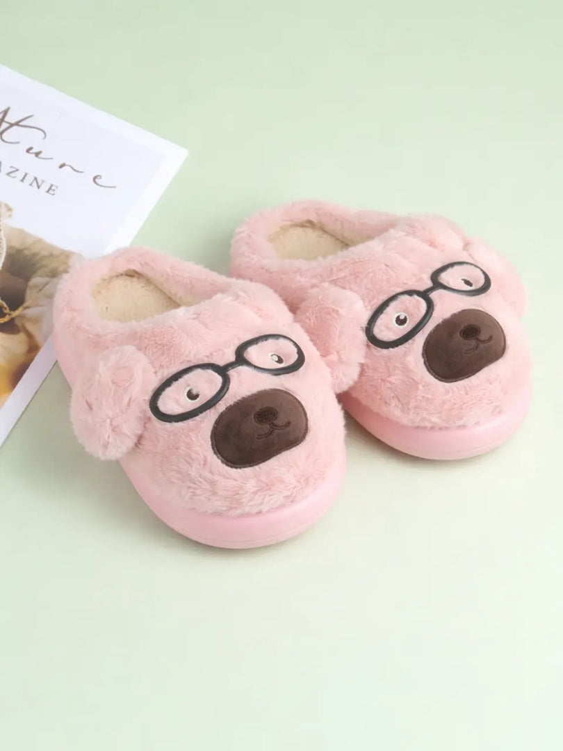 Heleey Pink Pup Snuggle Slides