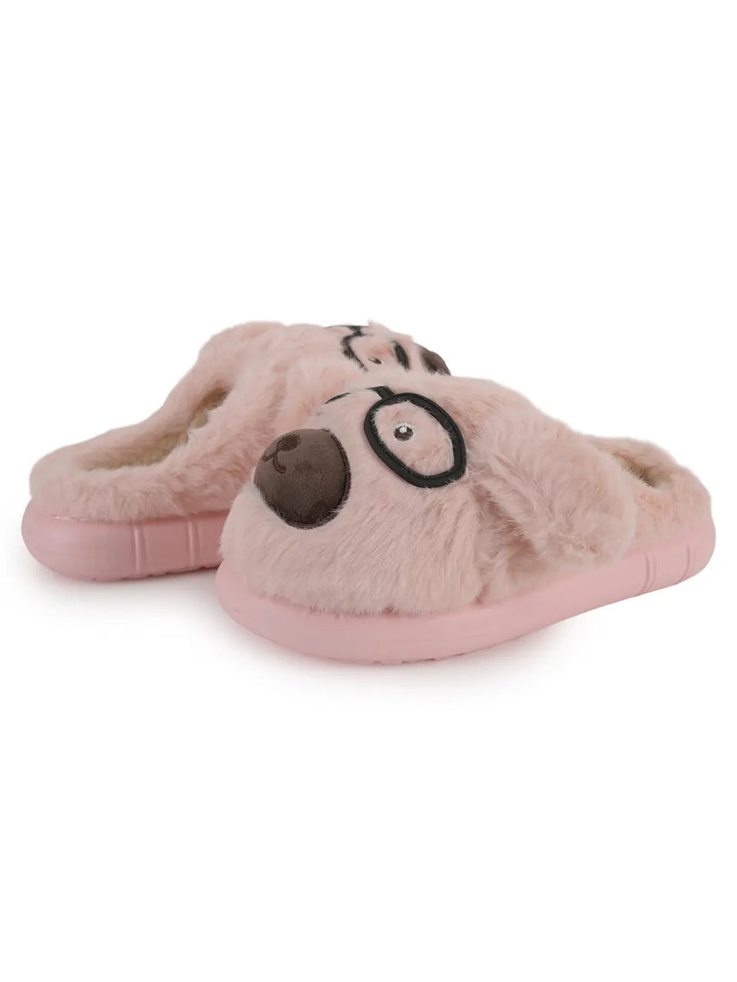 Heleey Pink Pup Snuggle Slides