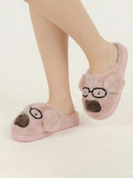 Load image into Gallery viewer, Heleey Pink Pup Snuggle Slides