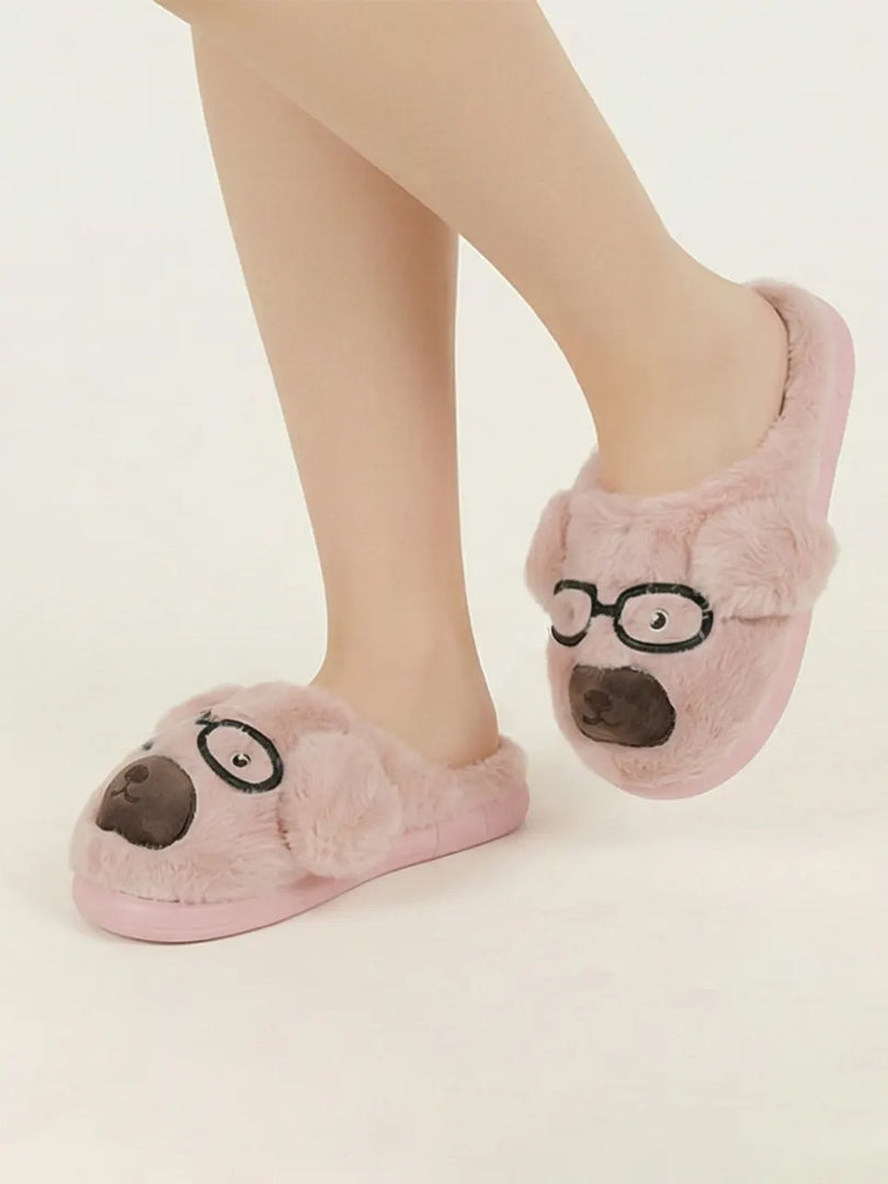 Heleey Pink Pup Snuggle Slides