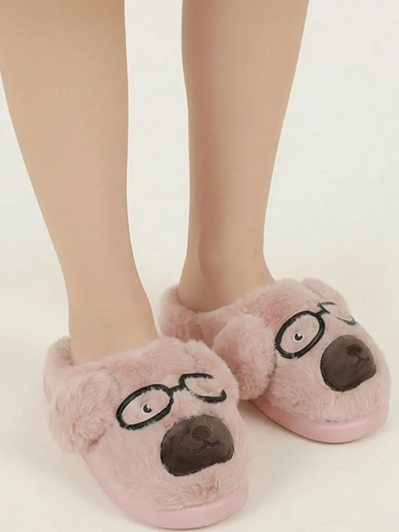 Heleey Pink Pup Snuggle Slides