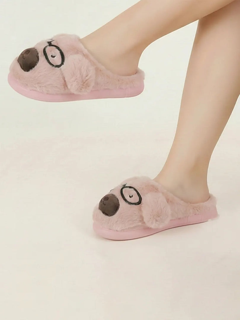 Heleey Pink Pup Snuggle Slides