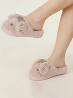 Load image into Gallery viewer, Heleey Blush Bunny Snuggle Slides