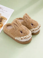 Load image into Gallery viewer, Heleey Caramel Bunny Cozy Slippers