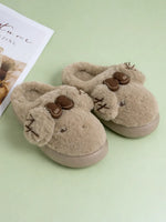 Load image into Gallery viewer, Heleey Mocha Bunny Cozy Slides