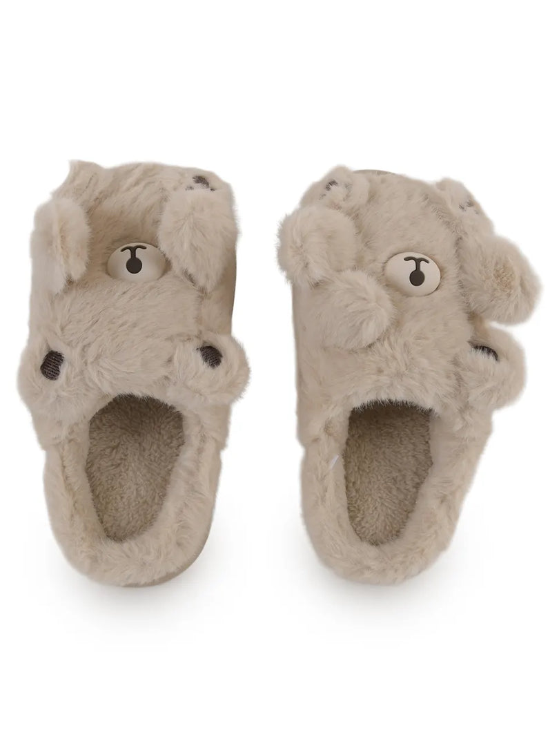 Heleey Creamy Bear Comfort Slides
