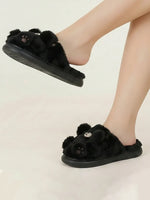 Load image into Gallery viewer, Heleey Midnight Bear Cozy Slides