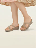 Load image into Gallery viewer, Heleey Aurora Knot Wedge Sandals