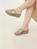 Load image into Gallery viewer, Heleey Aurora Knot Wedge Sandals