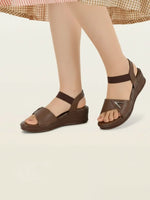 Load image into Gallery viewer, Heleey Mocha Glide Comfort Sandals