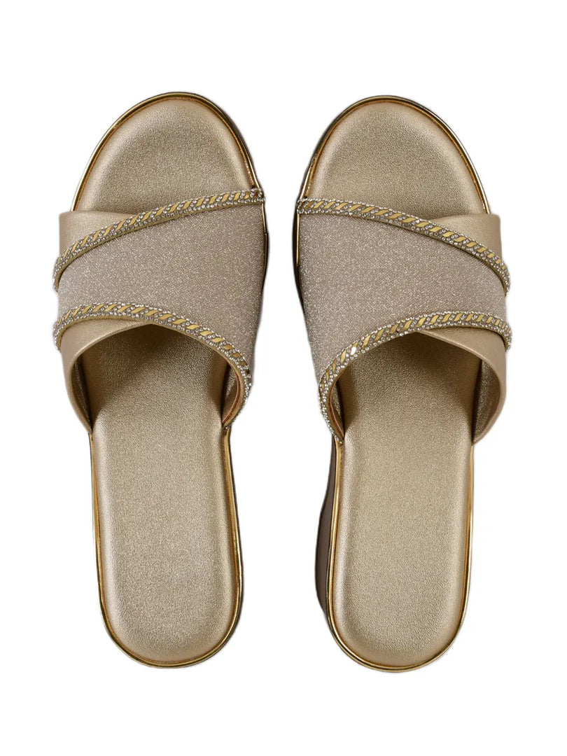Heleey Golden Gleaming Wedge