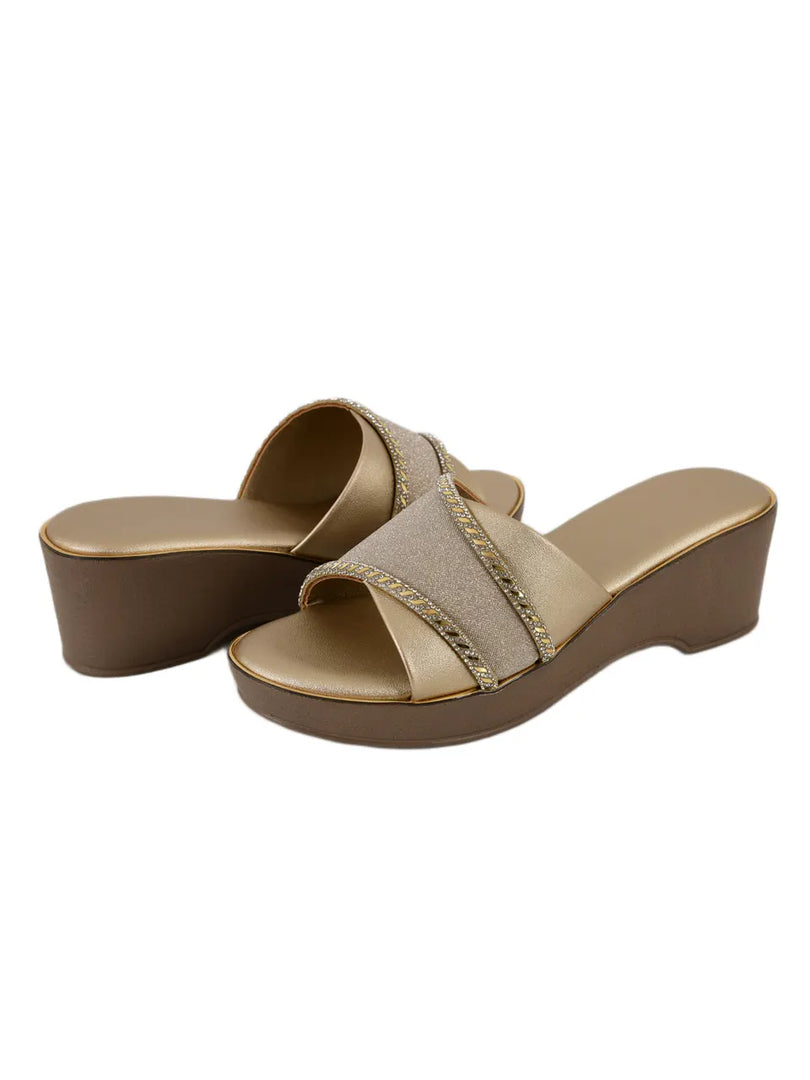 Heleey Golden Gleaming Wedge