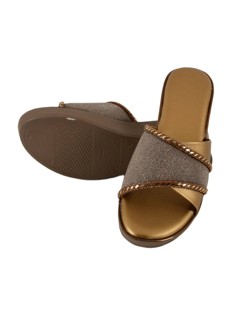 Heleey Bronze Glowrious Wedge