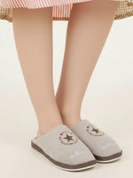 Load image into Gallery viewer, Heleey Classic Beige Star Slippers