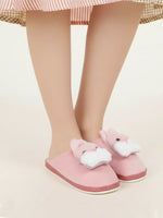 Load image into Gallery viewer, Heleey Cute Bunny Pink Plush Slippers