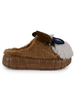 Load image into Gallery viewer, Heleey Star Pup Aviator Plush Slippers