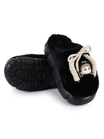 Load image into Gallery viewer, Heleey Noir Cozy Character Plush Slippers
